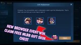 How to get free gift skin code in Mobile Legends new browser event 2021