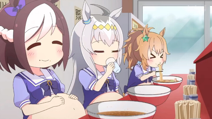 Uma Musume: Pretty Derby x Rice is the dish! All the horse girls are big eaters!