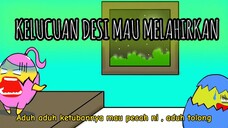 Kelucuan Ketika Desi mau melahirkan | The Tigan Animation