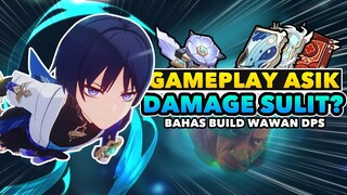 Gameplay Asik DAMAGE SULIT? Benarkah? - BUILD WANDERER F2P TERBAIK Genshin Impact