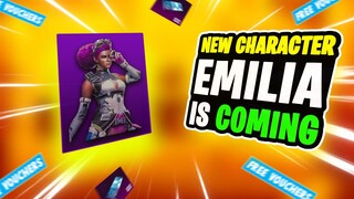 NEW EMILIA CHARACTER IS COMING | FREE CHARACTER VOUCHERS NEW EVENT IN PUBG MOBILE