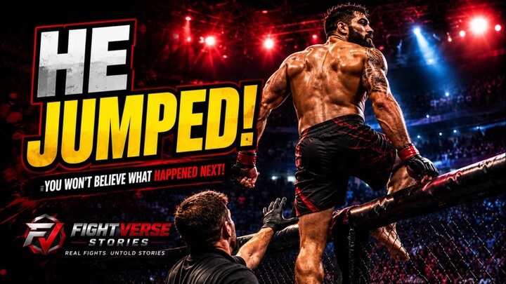 He Jumped the Cage! The Fight Moment Nobody Expected 😱
