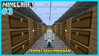 Akhirnya! Aku Punya Storage Room Besar & Pupet  Hilang :( - Minecraft Survival #3