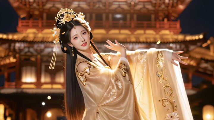 Feathered robes and flowing silks, living up to youthful days — Tang Dynasty Night Banquet — Heavenl