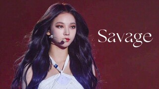 aespa Yoo Ji-min SBS Gayo Daejeon "Savage" 4K trực tiếp