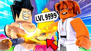 PRO gave his Most POWERFUL Weapon!! (Roblox Dungeon Quest)