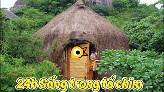 Thử Thách 24 Giờ Sống Trong Tổ Chim Khổng Lồ