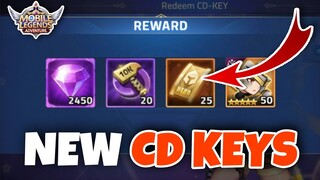 NEW Redeem CD KEYS! Free 5 Star Heroe! | Mobile Legends ADVENTURE