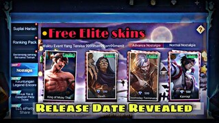 FREE ELITE SKIN GET FROM NOSTALGIA EVENT | MLBB NEW EVENT | MOBILE LEGENDS BANG BANG