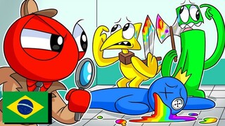 QUEM fez ISSO com o BLUE?! (DUBLADO PT-BR) RAINBOW FRIENDS 2 Animação