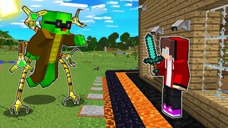 Dr. Maizen MIKEY vs The Most SECURE Minecraft House - gameplay by Mikey and JJ (Maizen Parody)