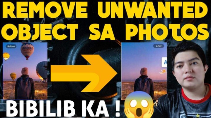 PAANO MAG REMOVE NG UNWANTED OBJECT SA PHOTOS OR PICTURES ! 100% LEGIT !