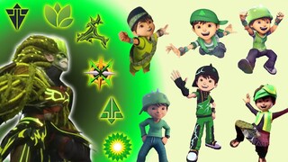 Boboiboy Galaxy: 10 Rahsia TERBARU Elemen Daun/Duri/Balak/Darkwood!!