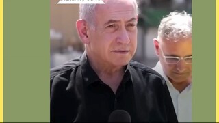 Perdana Menteri Israel, Benjamin Netanyahu, mengunjungi Rumah Sakit Soroka yang terdampak serangan I