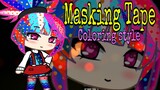Masking Tape Coloring Style | Ibis Paint X Tutorial | Speed Edit