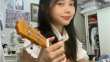 High School Girl Plays Guitar and Sings "Cannot Help Loving You"