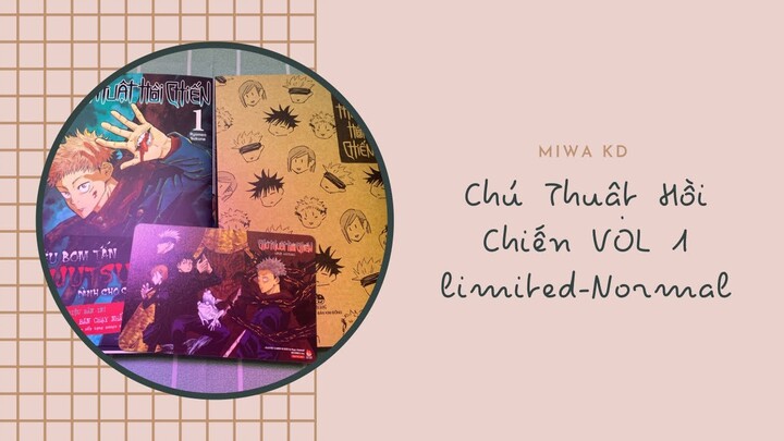 CHÚ THUẬT HỒI CHIẾN TẬP 1 - LIMITED & THƯỜNG 💸💸
