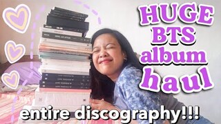 I BOUGHT BTS FULL DISCOGRAPHY??!! HUGE BTS ALBUM HAUL + BTS ALBUM UNBOXING !!!