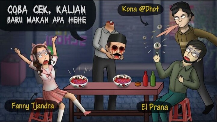 Hantu vs Youtuber ft @Dhot Design @elprana @FannyTjandra Kompilasi #HORORKOMEDI