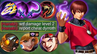 DYRROTH VS TOP GLOBAL FANNY WHO WILL WIN? | RANK GLOBAL DYRROTH INSANE ONE SHOT BUILD - MLBB