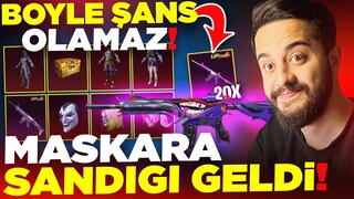 MASKARA SANDIĞI GELDİ! TÜM DESTANSILARA TEK ATTIK! (Aşırı Şanslı) PUBG Mobile