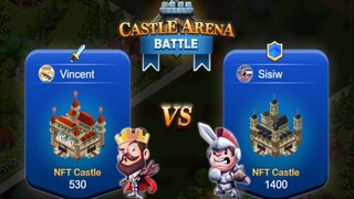 Pocket Arena CASTLE ARENA CITY LAND BATTLE (530 vincent vs 1400 sisiw)