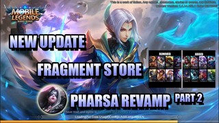 NEW UPDATE - LING RELEASE DATE, PHARSA REVAMP PART 2 AND FRAGMENT SHOP ADJUSTMENTS