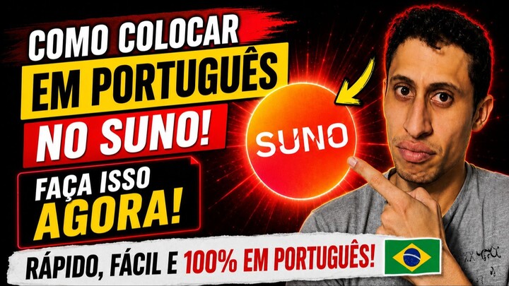 Como Colocar o Suno em Português | Mude o Idioma do Suno AI Fácil e Rápido