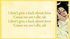 I-DLE (아이들) - Girlfriend (Easy Color Coded Lyrics)