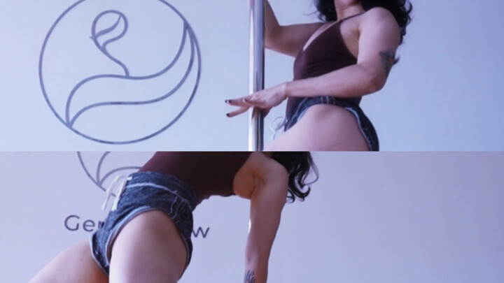 Bluest blue | Pole dance choreography | Pointe flow dance