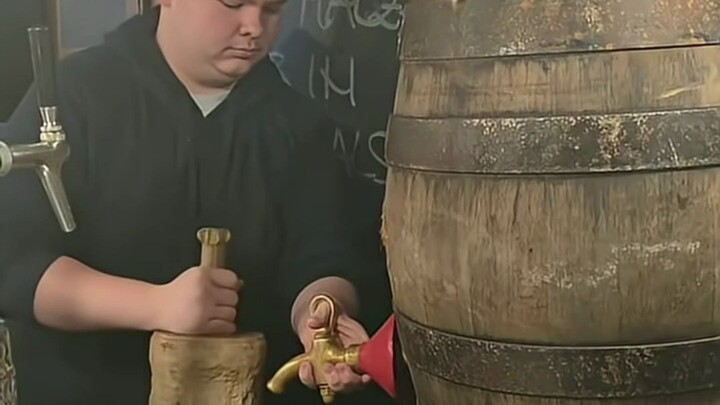 German Beer: Even more fun than the beer itself is the bartender’s smile—haha…!