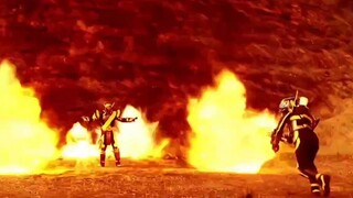 "Kamen Rider Tokio" mengalahkan Demon Tokio ke level ketiga