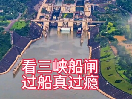 ดูเรือผ่านช่องเกล็ดสามผาแล้วมันสะใจจริงๆ หวังว่าช่องเกล็ดคลองผิงลู่ในบ้านเกิดจะทำได้ดีเช่นกัน