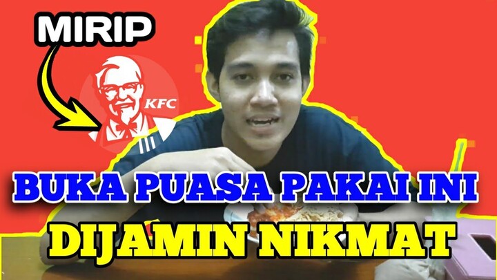 Enak Bangeett..!! Mukbang Fried Chicken + SAMBAL TERASI ABC - Mirip KFC
