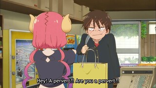 Takeda nosebleed moments | Takeda & Ilulu | Dragon Maid Season 2