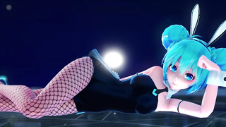 【MMD】Cynical Night Plan【Miku Hatsune (BiCute Bunnies Black)】【60fps】+ดาวน์โหลด