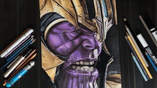 [Colourpencil]Drawing Thanos