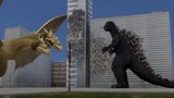 [MMD] Godzilla thời Chiêu Hòa vs King Ghidorah thời Chiêu Hòa