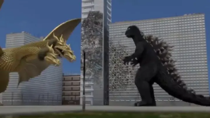 [MMD] Godzilla vs Ghidrah
