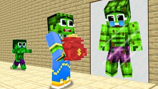 Monster School : Hulk Live With Bad Family - Sad Story - Minecraft Animation