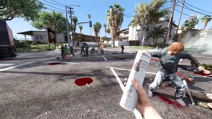 我让GTA5里的NPC制造出全城大混乱 #创作者扶持计划 #GTA