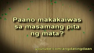 Paano makakaiwas sa masamang pita ng mata - Bible Study with BES