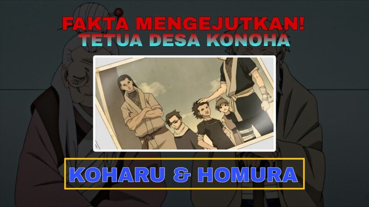 Fakta Koharu & Homura Tetua Desa Konoha