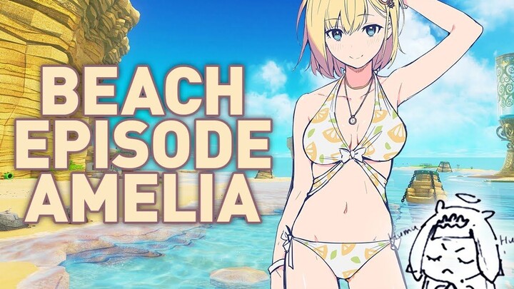【Watson Amelia Chinese subtitles】Watson introduces his swimsuit【HololiveEN Chinese subtitles】