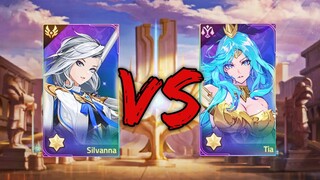 Mobile Legends: Adventure | SILVANNA VS TIA - UNLI SHIELD 😱😱😱