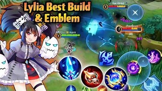 LYLIA BEST BUILD & EMBLEM💜HALLOWEEN SPECIAL EPISODE 1🎃👻