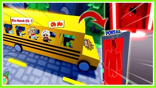 PADAHAL MAU JALAN KE KEBUN BINATANG NAIK BUS MALAH MASUK PORTAL DAJJUL!! ROBLOX MIKOCIL!!!