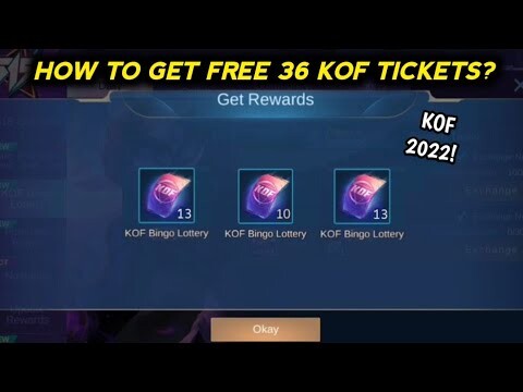 KOF 2022! HOW TO GET FREE 36x KOF TICKETS IN NEW KOF EVENT! MOBILE LEGENDS BANG BANG