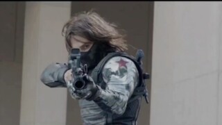 "Marvel's rare fighting skills, Captain America VS Winter Soldier!"