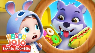 Kelinci Kecil, Jangan Buka Pintu untuk Orang Asing | Lagu Anak-anak | Super JoJo Bahasa Indonesia